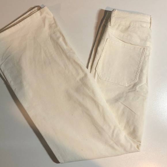 Creme corduroy flares pants - Picture 3 of 5